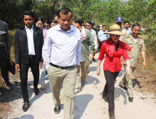 H.E. Dr. Thong Khon, Minister of Tourism visits Stung Areng community based eco-tourism (CBET)