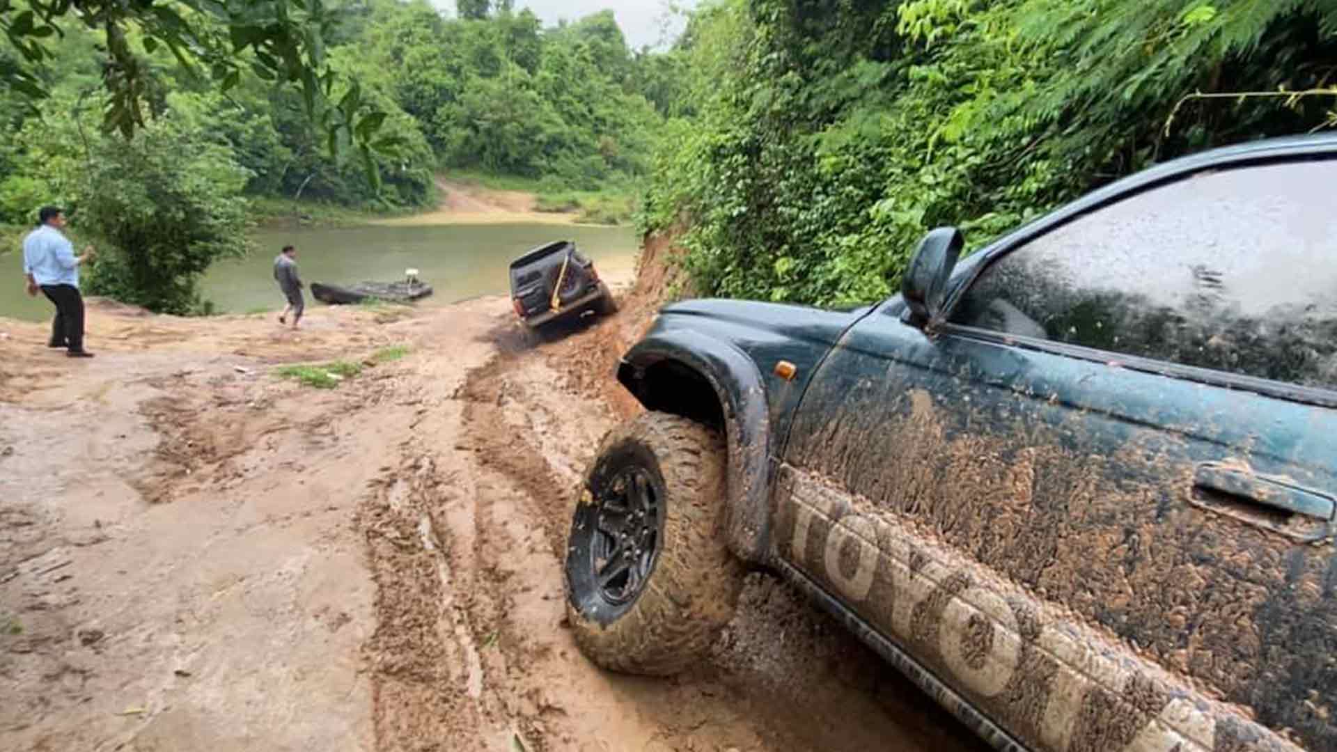 River crossing from Pour Bang to Sre Ambel district, Cardamom Rainforest Cambodia Wildlife Alliance – Copy