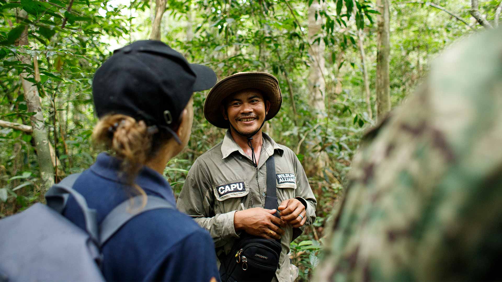 Wildlife Release Station in Koh Kong community rangers